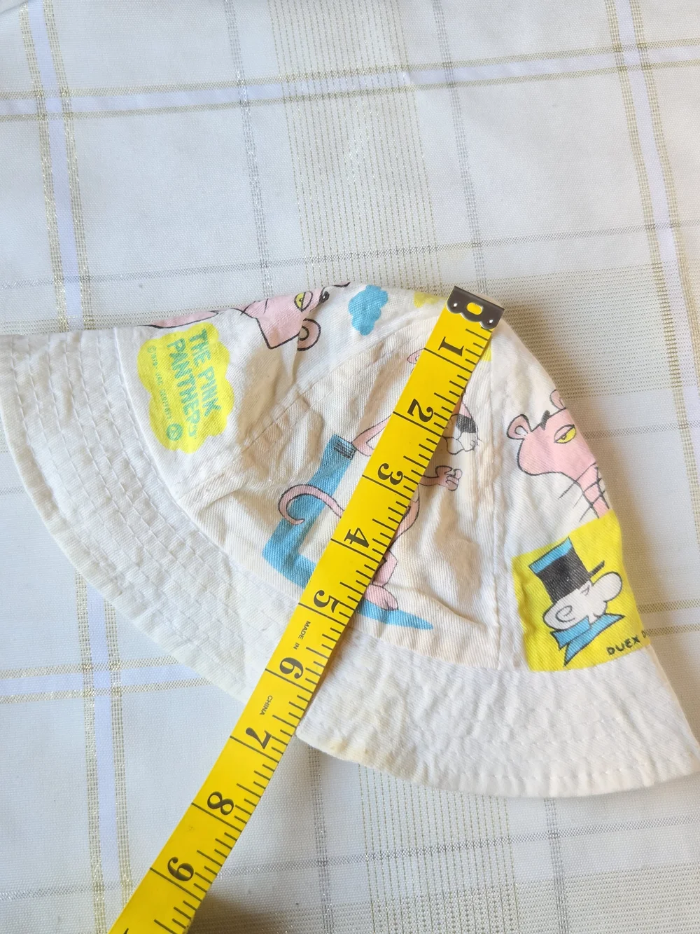 1979 Pink Panther Kids White Bucket Hat